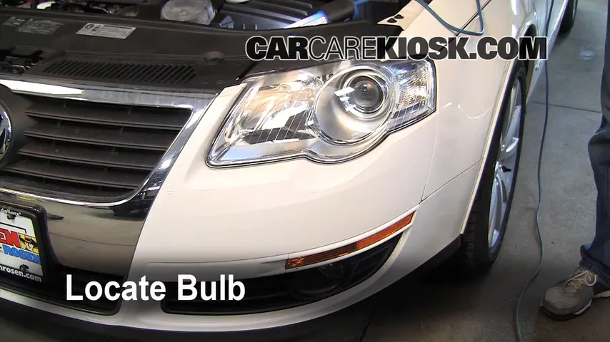 2010 Volkswagen Passat Komfort 2.0L 4 Cyl. Turbo Wagon Luces Luz de giro delantera (reemplazar foco)